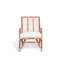 Chaise de patio avec coussins