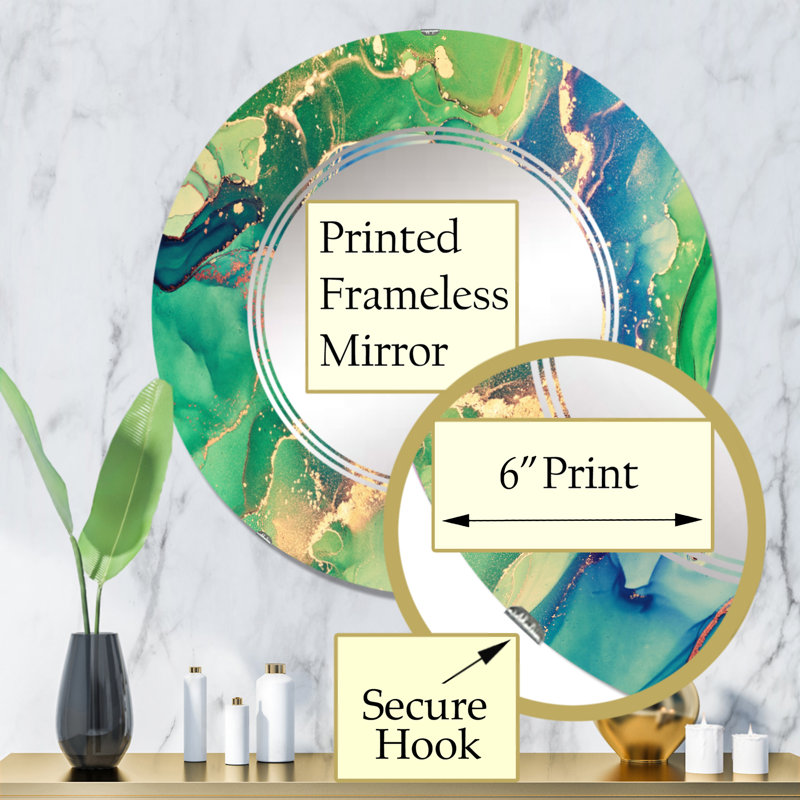 Miroir de salle de bain sans cadre, 32 po x 32 po
