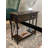Solid Wood Top End Table and Built-In Outlets