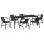 6 - Person Patio Dining Set Rectangular Table