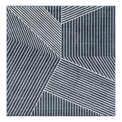Latitude Run® Orkla Nikolis Rug Blue