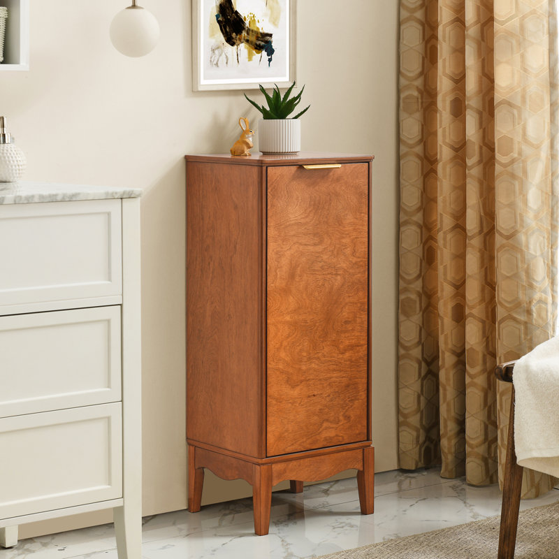 Slim Floor Cabinet with Storage