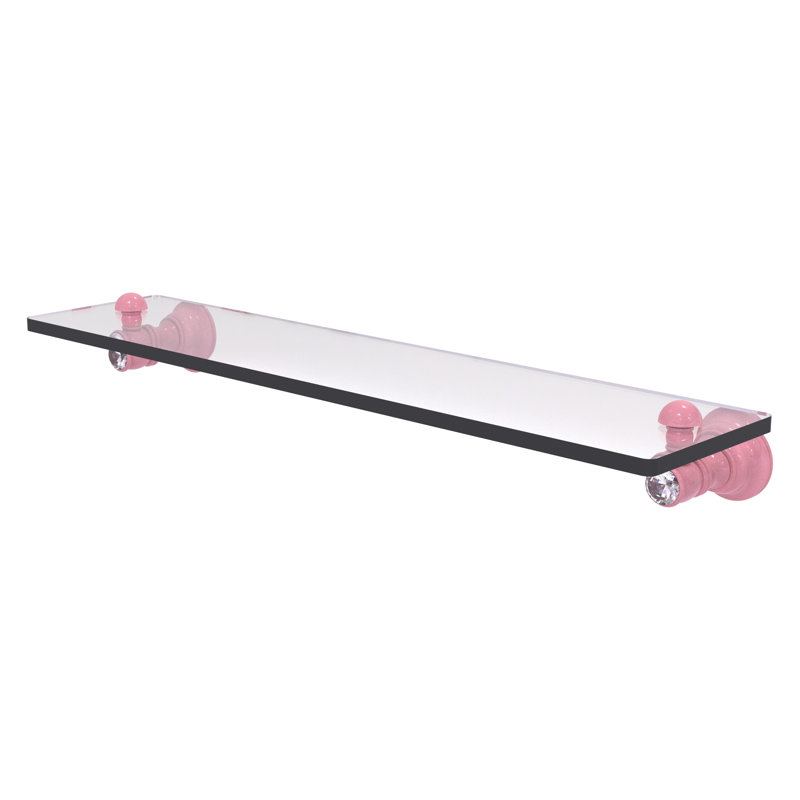 Tablette flottante Carolina, H 2,4 po x l 22 po x P 5,54 po, Rose