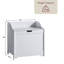 Milano Wood Cabinet Laundry Hamper-51384354