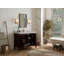Ensemble de meuble-lavabo simple 48 po Teak-89857929