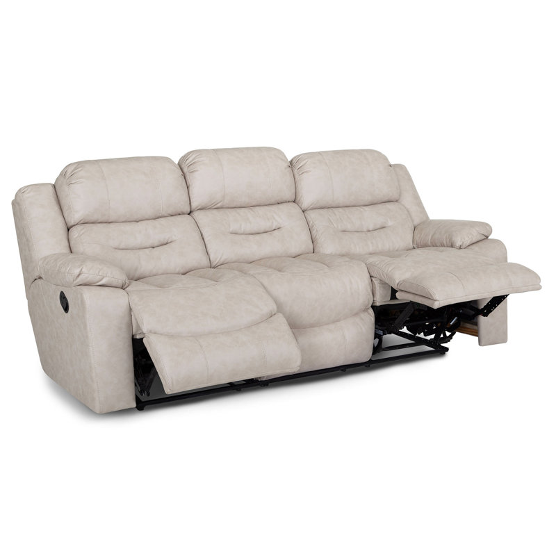 Ryals Reclining Sofa, Ivory