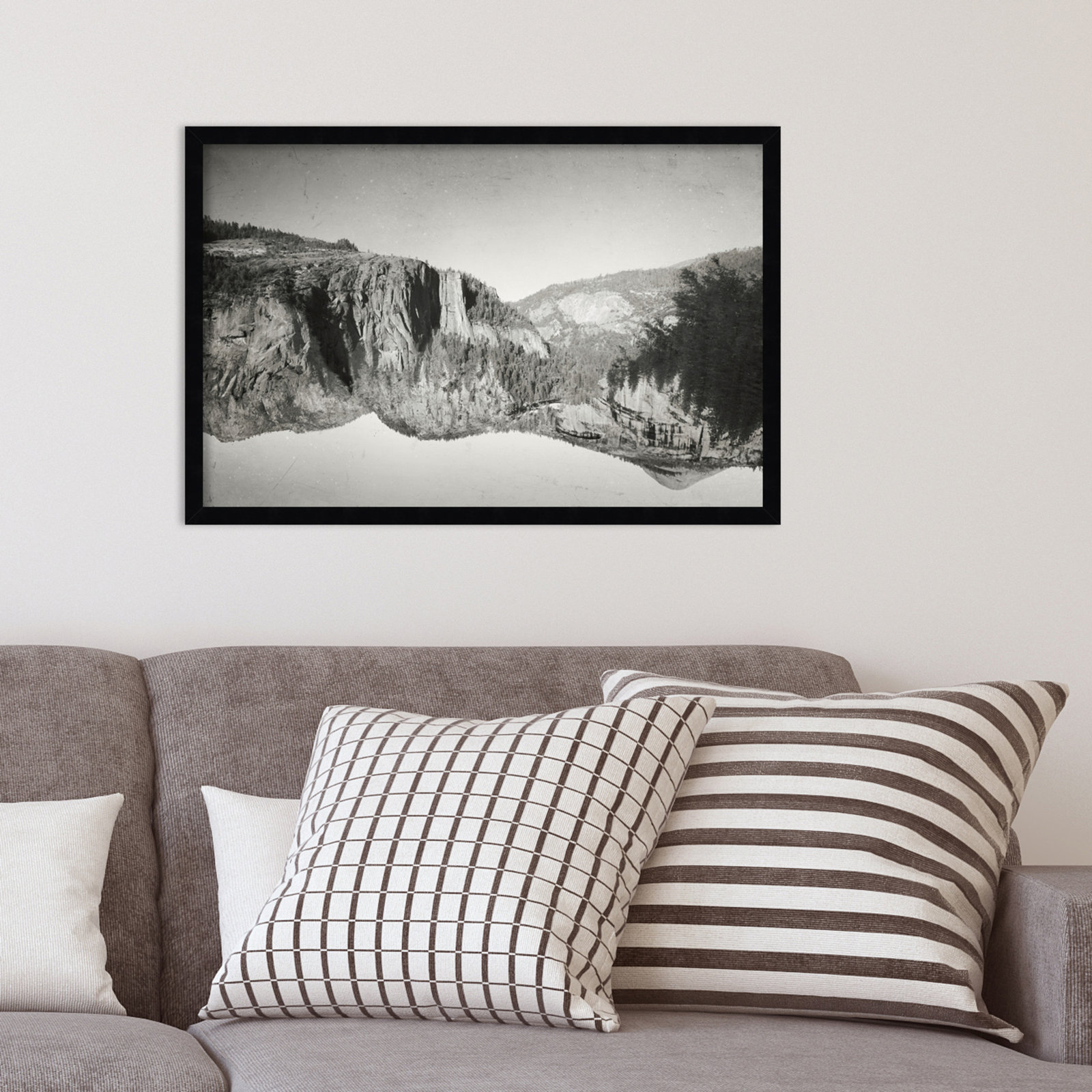 Negative Reality Inversion Photo Print, Black, 18" H x 27" W