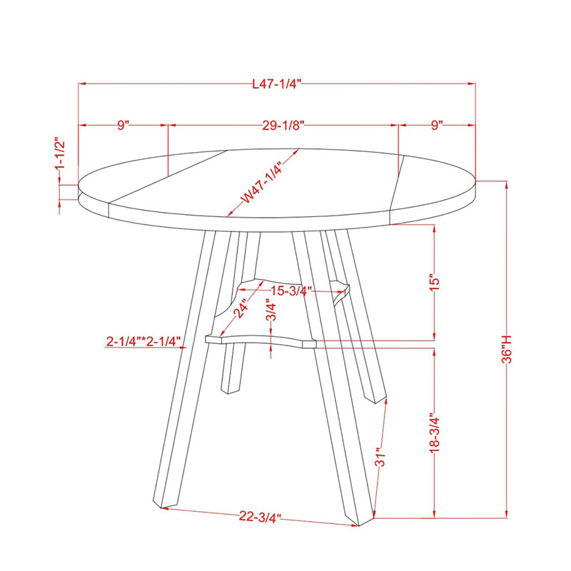 Hadrie Extendable Round Solid Wood Base Dining Table, Antique Green
