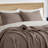 Ribbed Matelassé Cotton Coverlet Set-118098946-105905597