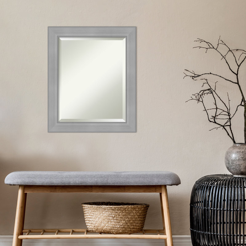 Miroir d'appoint mural Eldert, 24,25 po x 20,25 po