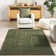 Tapis géométrique lavable à la machine