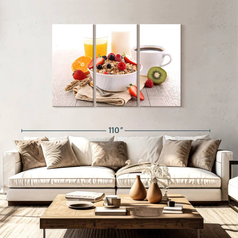 Yarlin Complete Breakfast, 48" H x 74" W