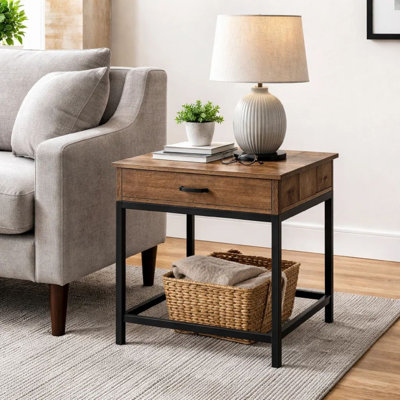 Table de bout avec rangement Frame