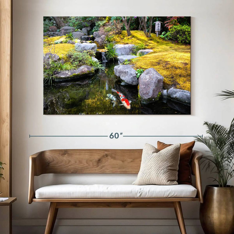 Ravi Japanese River, 34" H x 51" W