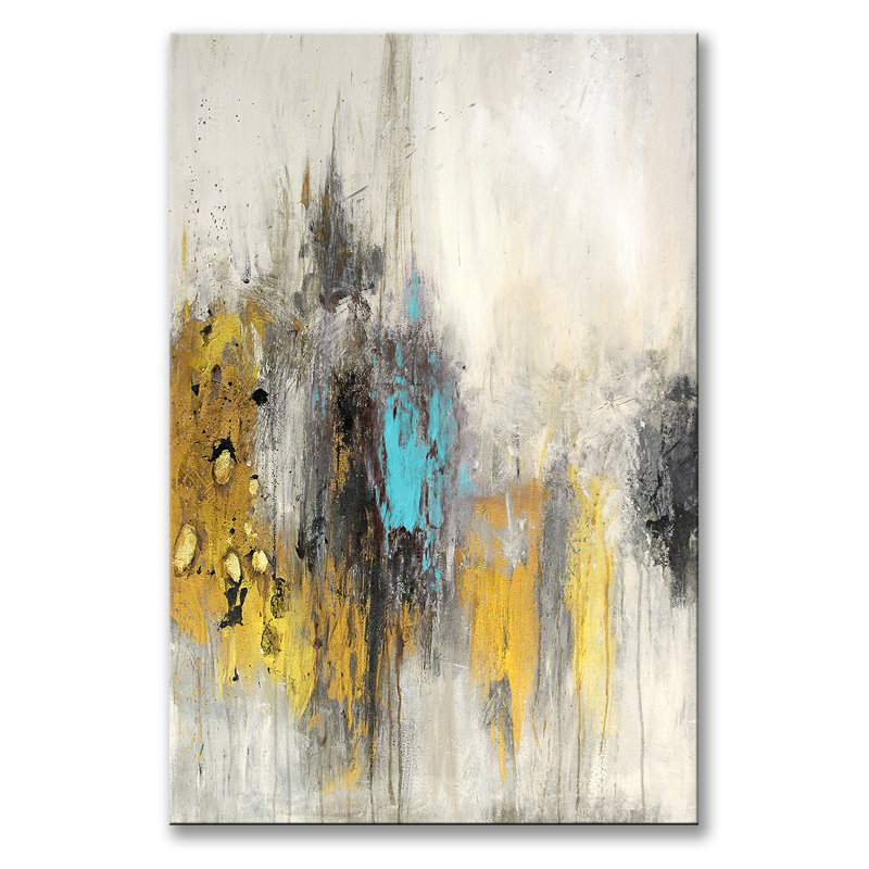 Abstraction - Wrapped Canvas Painting