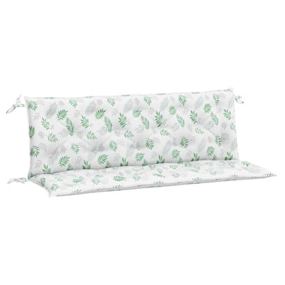 Ensemble de coussins de banc d'extérieur 100% polyester 2 feuilles Garden