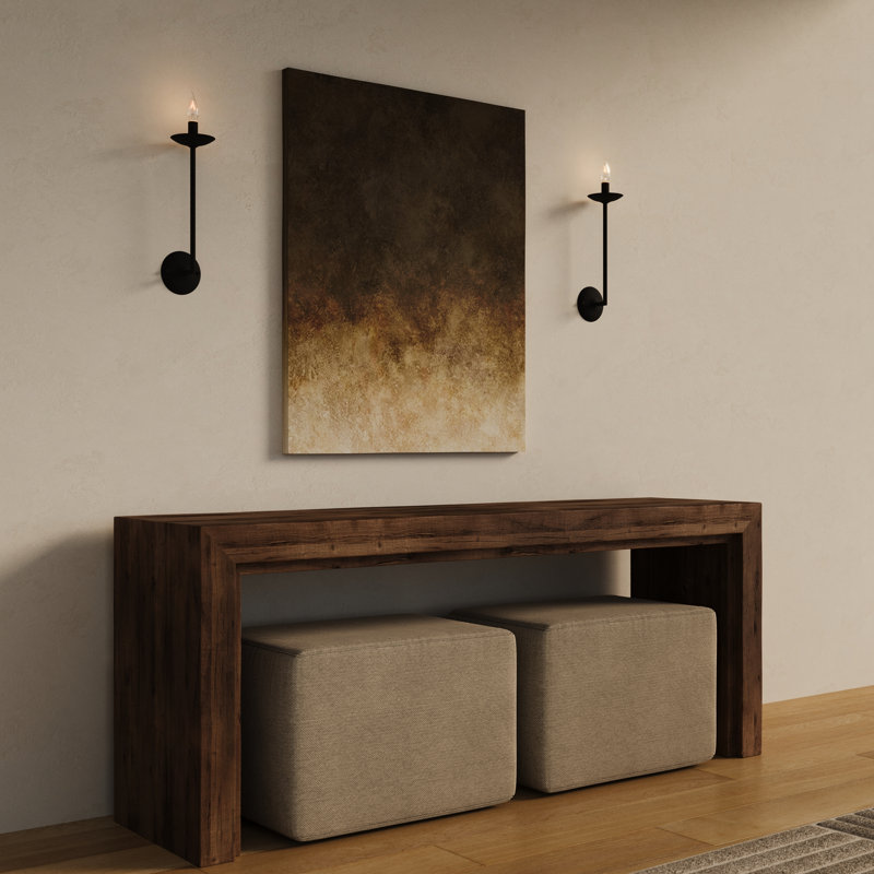 Le Marais 1 - Light Candle Wall Light, Ivory French Plaster