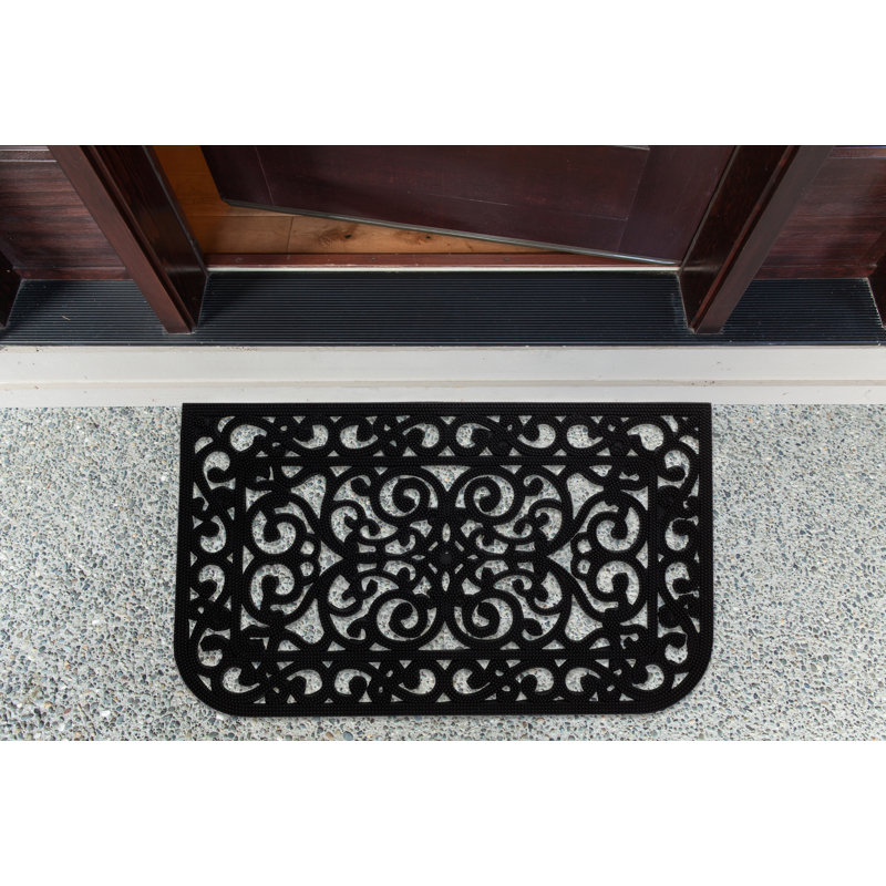 Oriana Non-Slip Geometric Outdoor Doormat