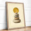 Balanced Stones In Gold Minimalist - Print-39585842-39585840