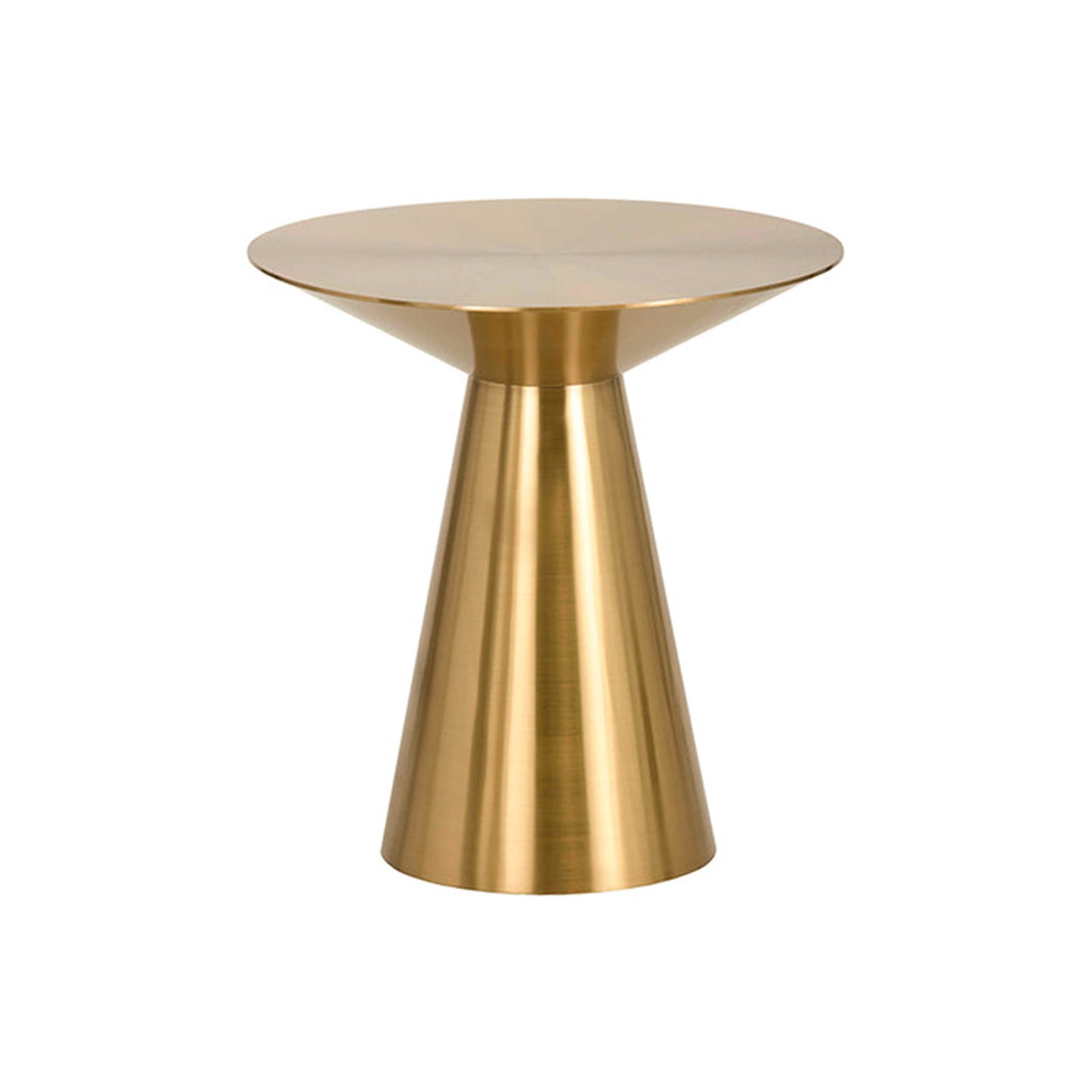 Everly Quinn Tybrook Stainless Steel Top End Table | Wayfair