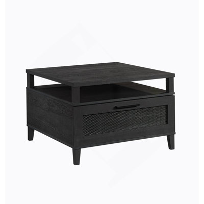 Table basse, finition noire