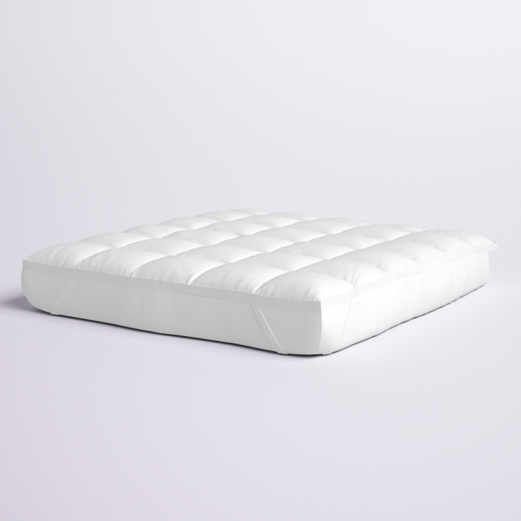 Serta 1-in D Polyester Queen Mattress Cover in the Mattress Covers &  Toppers department at