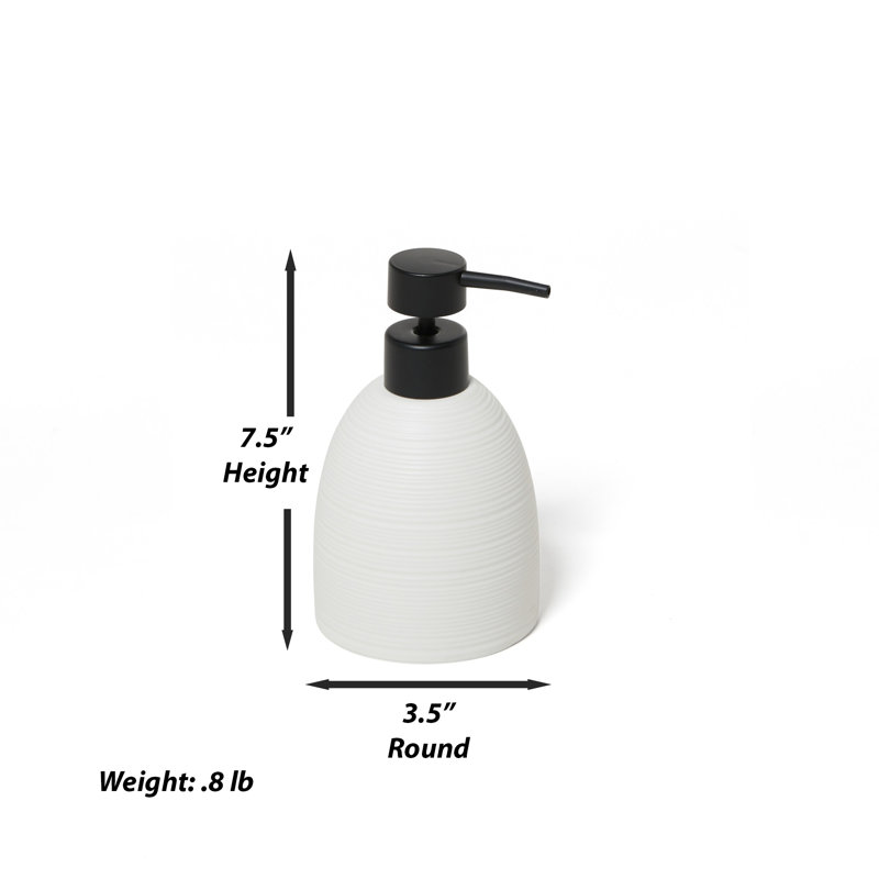 Pompe à lotion de Dubaï, Garniture noire