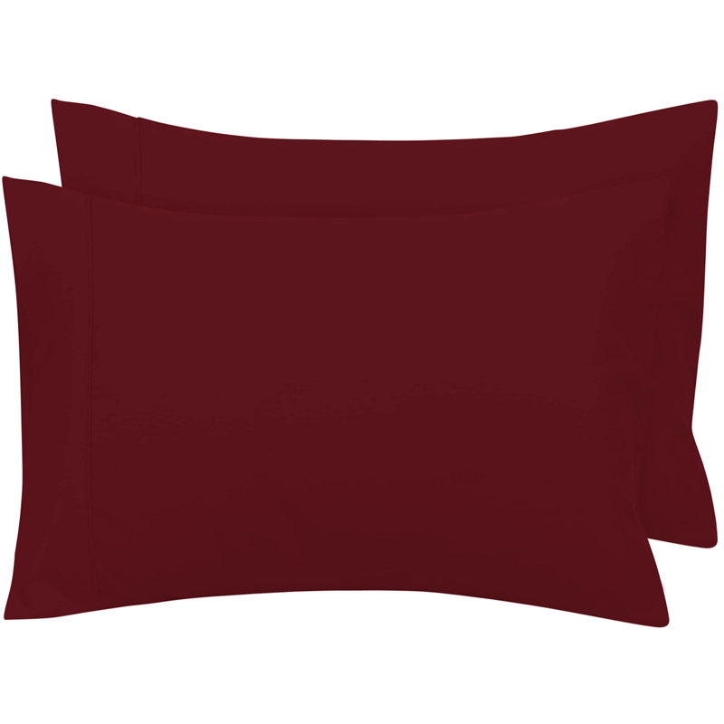 Royale Linens | Bed Pillow Cover | Pillowcases | Brushed Microfiber Wrinkle & Fade Resistant | Soft & Cozy| Size Pillow Case