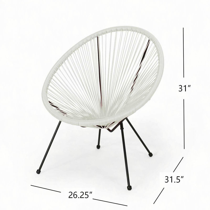 Chaise Anson (ensemble de 2), White