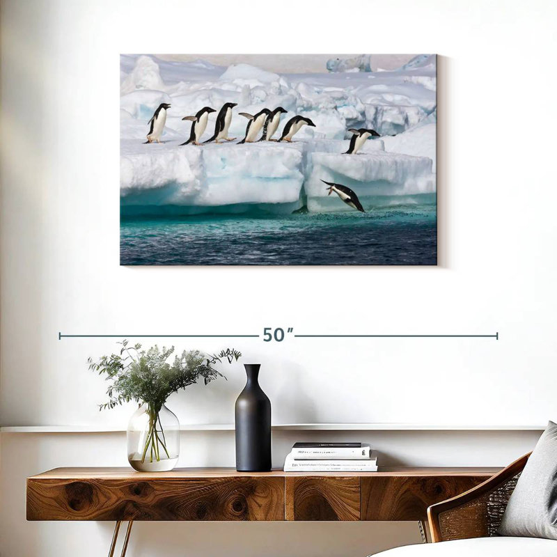 Pingouins d'Alie Alievie, H 24 po x l 36 po