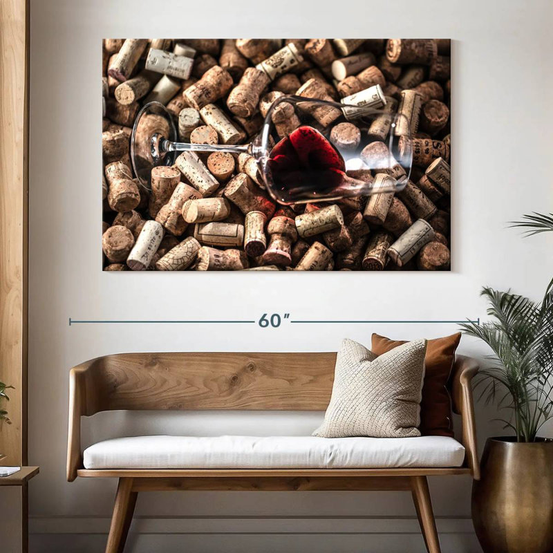 Yarlin Red Wine Corks, 34" H x 51" W