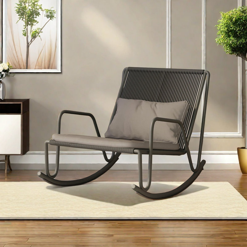 Fauteuil de détente moderne et ergonomique, Noir, noir, noir, noir, Gris
