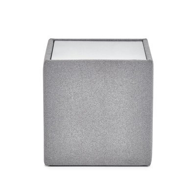 Lefave Glass Top Block End Table
