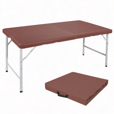 Table pliante portative 4 pi 4 po poids pliable intérieur et extérieur 135 kg