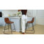  Tabourets de bar modernes en cuir synthétique avec siège rembourré et siège d'îlot de cuisine à hauteur de comptoir, ensemble de 2-105760169-128872966-105760166