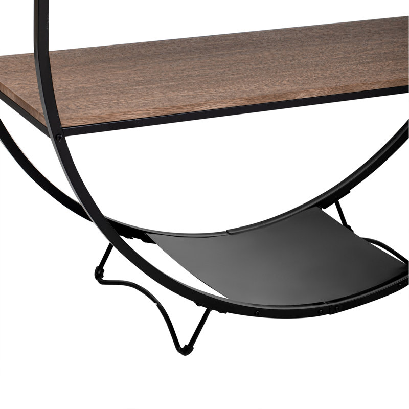 48'' Console Table, Dark Brown