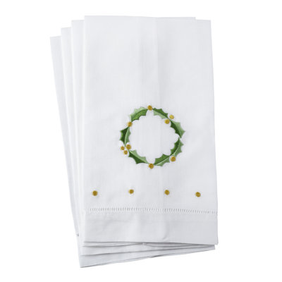 Embroidered Tea Towel Kitchen Towel
