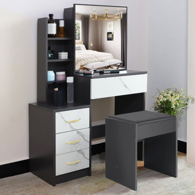 Aedric Dressing Table with Mirror
