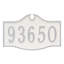 Plaque d’adresse murale sur 1 ligne colonial-23382034-23382037