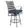 Classico-W Iron Outdoor 27.5'' Bar Stool with Cushion