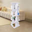 Pridemore 50.5"H X 15.75"W 4-tier 360° Rotatable Bookshelf-1195462661
