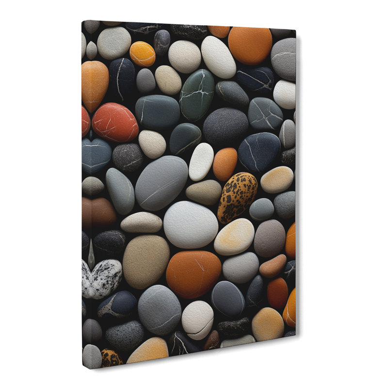 Pebbles Modern - Wrapped Canvas, 60cm H x 40cm W x 3cm D