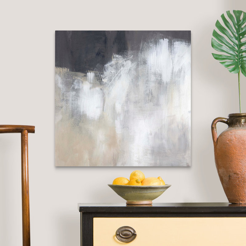 Neutral Abstract II par Jennifer Paxton Parker - reproduction d'art sur toile, H 24 po x l 24 po, Toile tendue, Sans cadre