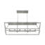 Luminaire suspendu rectangulaire à 6 lumières pour îlot de cuisine Laurel Ridge-56775412