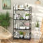 4 Tier Bookshelf, a Storage Marvel for Bedroom, Living Room, and Home Office