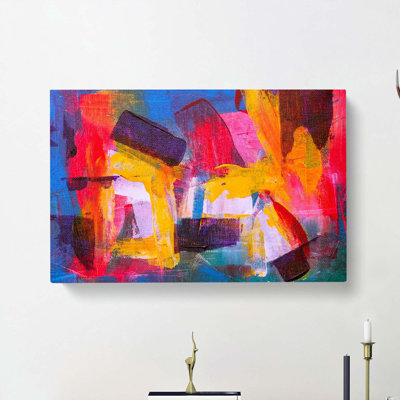 Abstract Art Painting Vol.373 by S.Johnson - Wrapped Canvas Painting