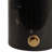 Brayden Studio® 12X8" Glass Shade On Marble Base With Switch, Black