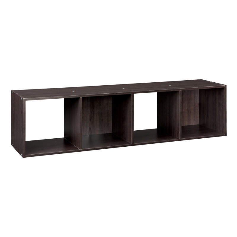 Cubeicals 47.56'' H x 12.24'' W 4-Cube Bookcase, Espresso
