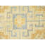 Tapis oriental tribal bleu-gris 9X12