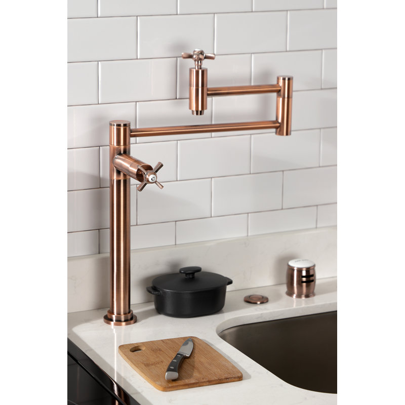 Robinet remplisseur Kingston, Cuivre antique